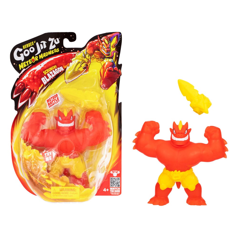 Heroes of Goo Jit Zu Meteor Madness figurine extensible Blazagon 13 cm