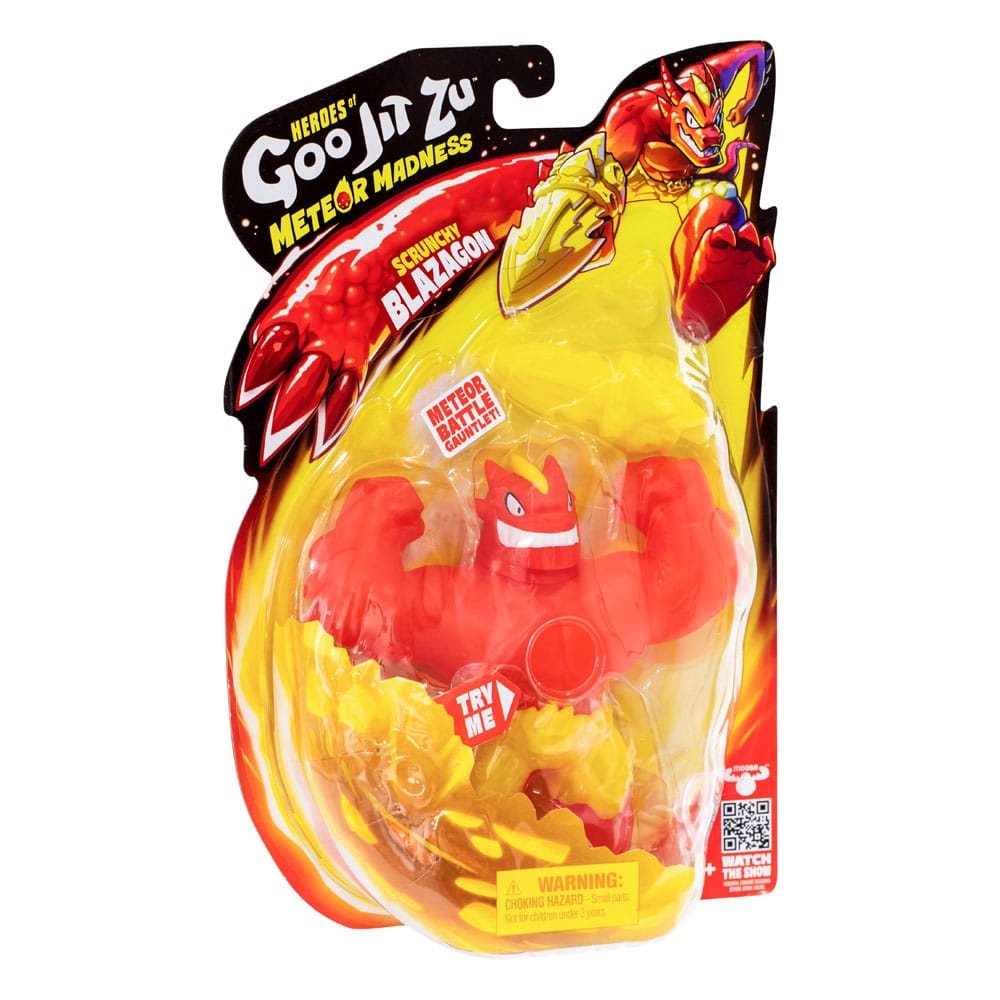 Heroes of Goo Jit Zu Meteor Madness figurine extensible Blazagon 13 cm