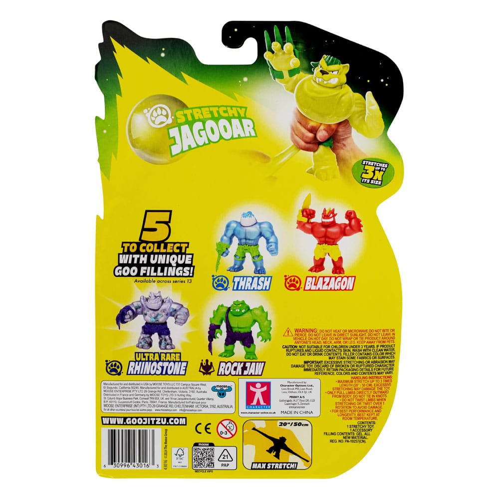 Heroes of Goo Jit Zu Meteor Madness figurine extensible Jagooar 12 cm