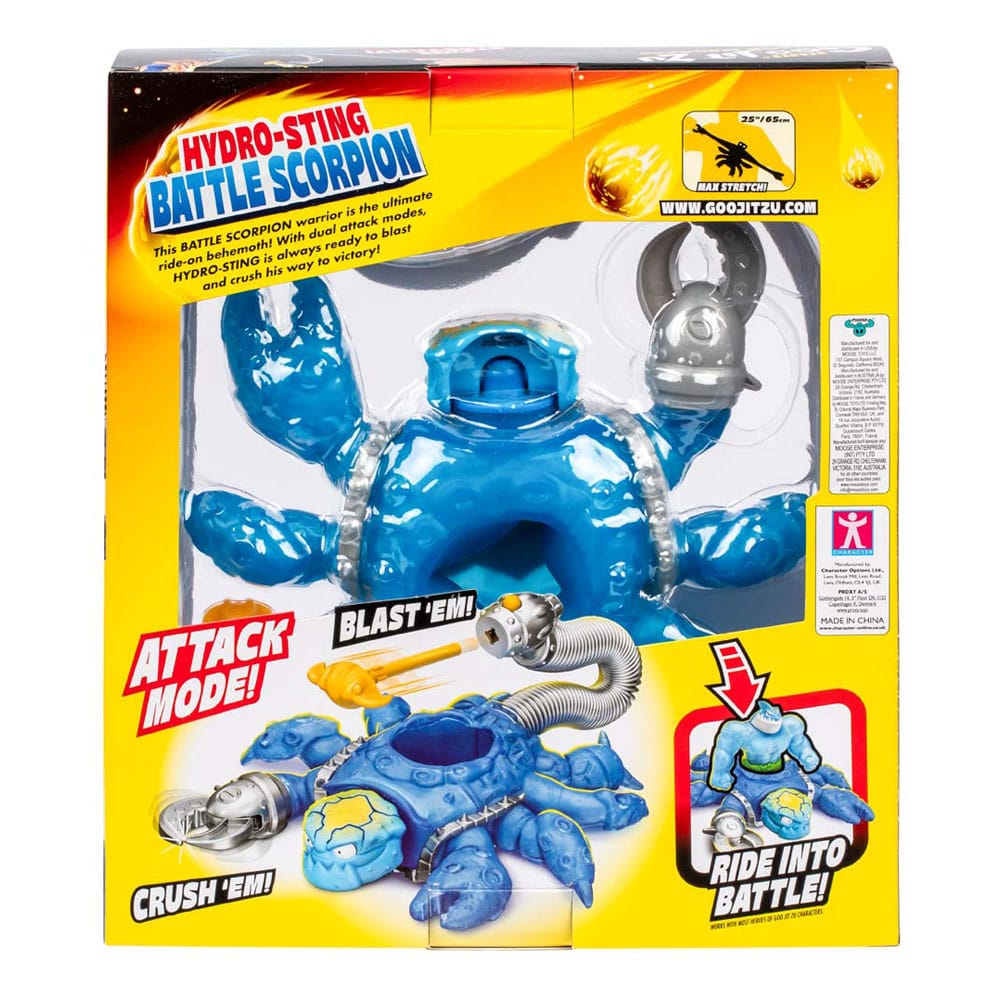 Heroes of Goo Jit Zu Meteor Madness figurine extensible Battle Scorpion Hydro Sting 22 cm