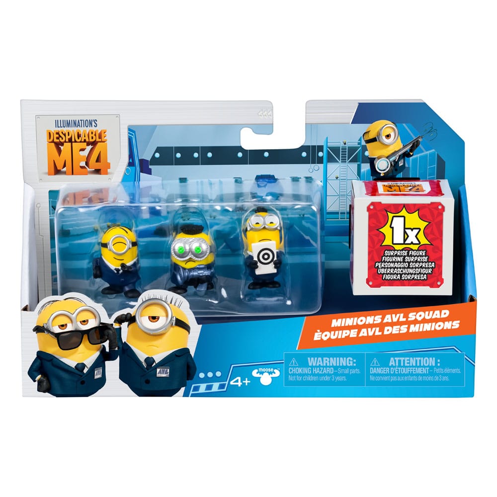 Moi, moche et méchant 4 pack 4 figures AVL 5 cm