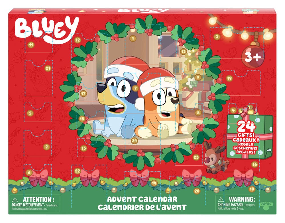 Bluey calendrier de l'avent Mini-Figurines