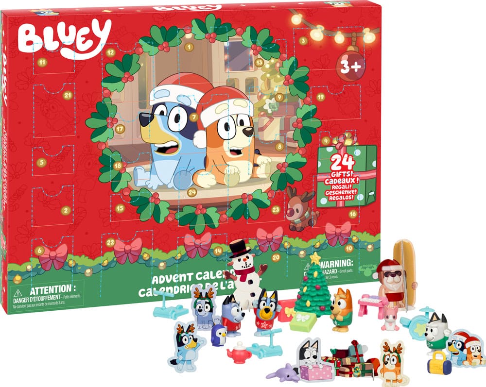 Bluey calendrier de l'avent Mini-Figurines