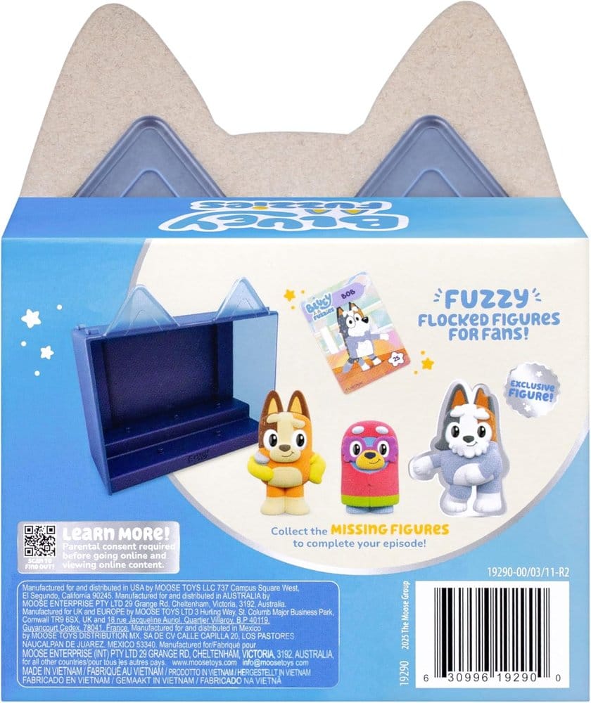 Bluey Fuzzies présentoir pack épisode (12)