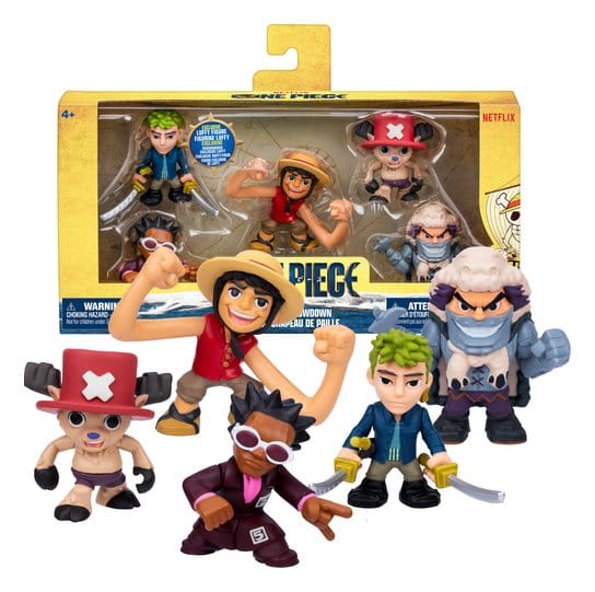 One Piece pack de 5 figurines mini