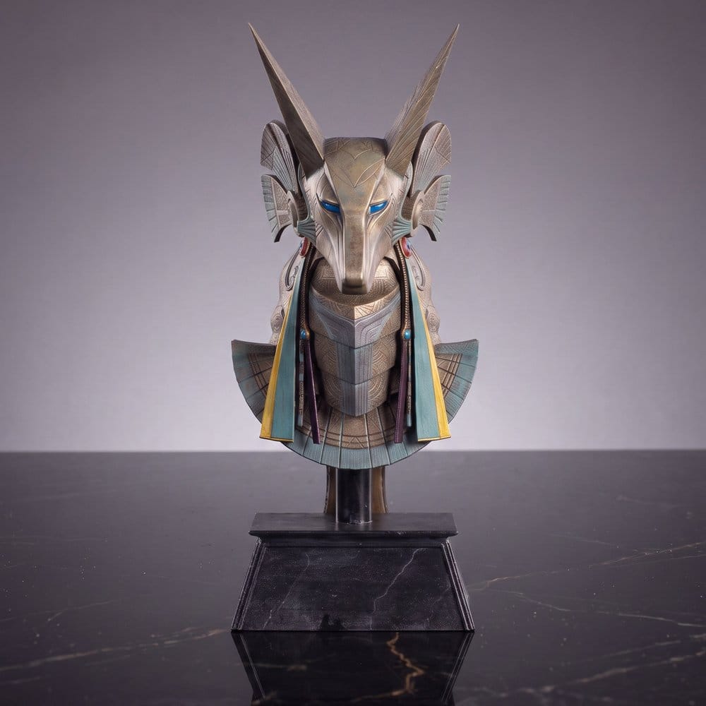 Stargate Desktop Replica réplique de casque Jackal Guard Helmet Anubis 15 cm