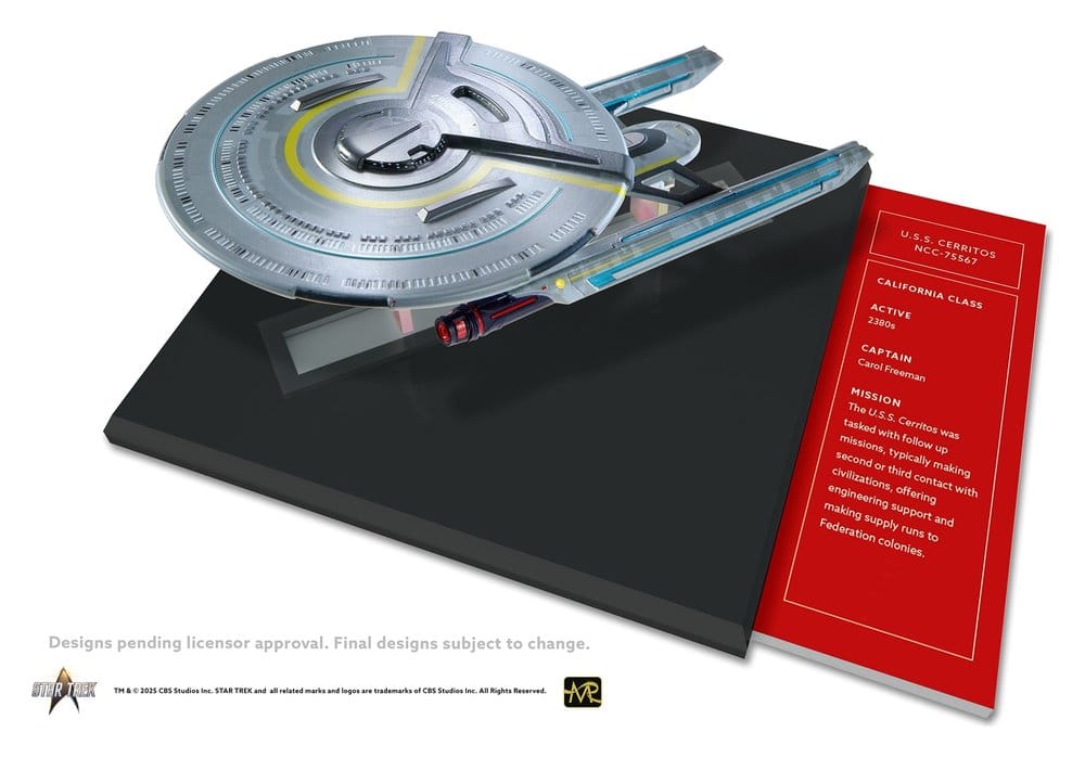 Star Trek modèle die-cast U.S.S. Cerritos NCC-75667 10 cm