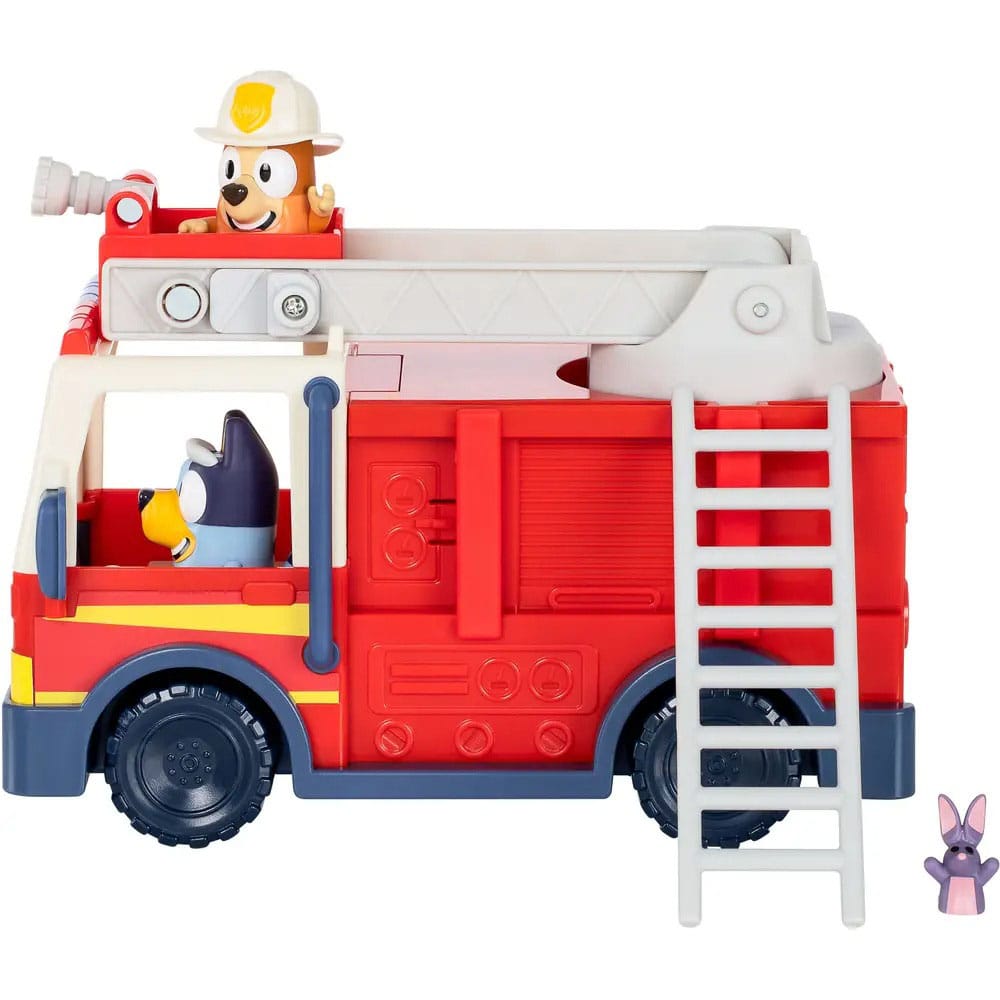 Bluey Set de jeu mini-figurines Bluey Camion de pompiers