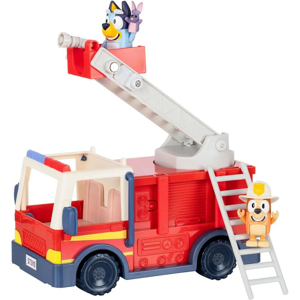Bluey Set de jeu mini-figurines Bluey Camion de pompiers
