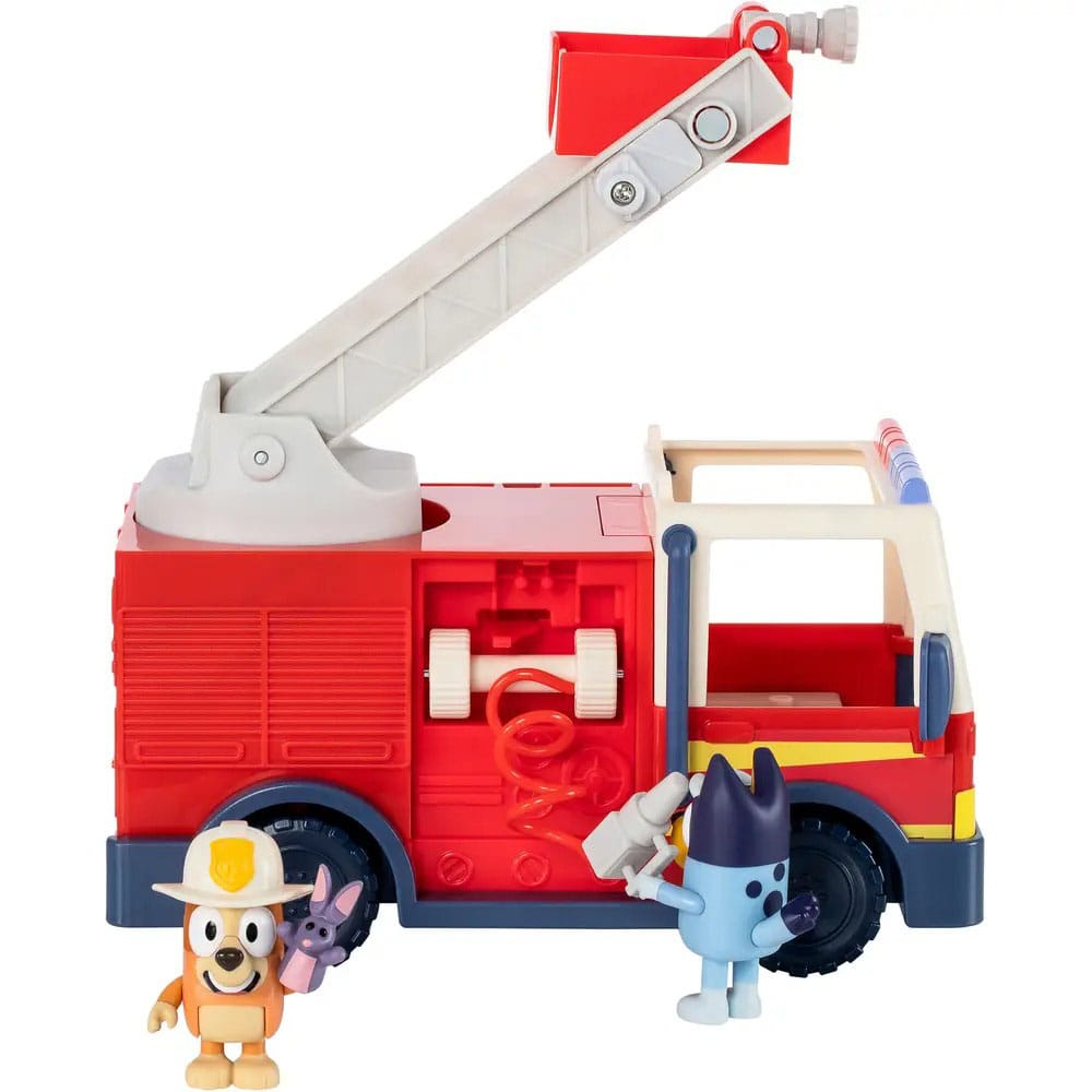 Bluey Set de jeu mini-figurines Bluey Camion de pompiers