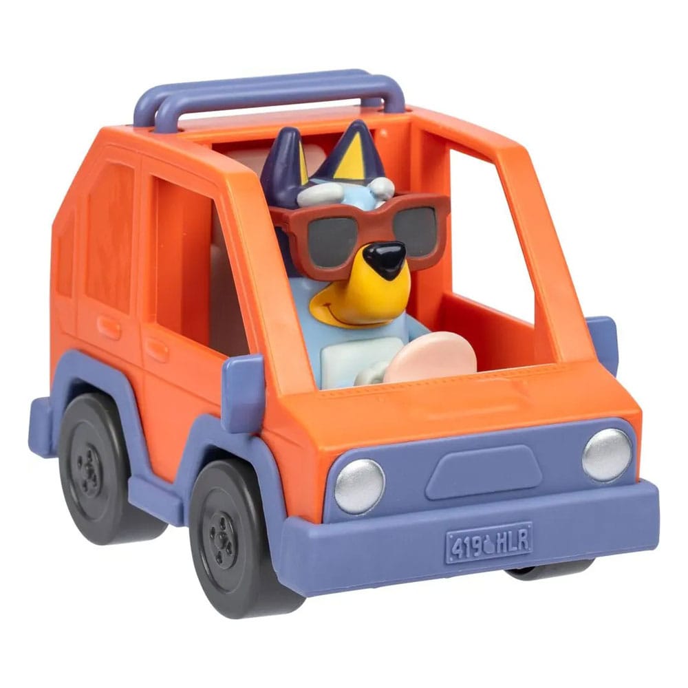 Bluey Set de jeu mini-figurines Bluey & 4WD Voiture