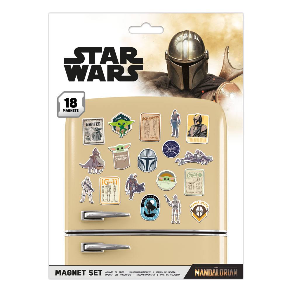 Star Wars : The Mandalorian pack aimants Bounty Hunter