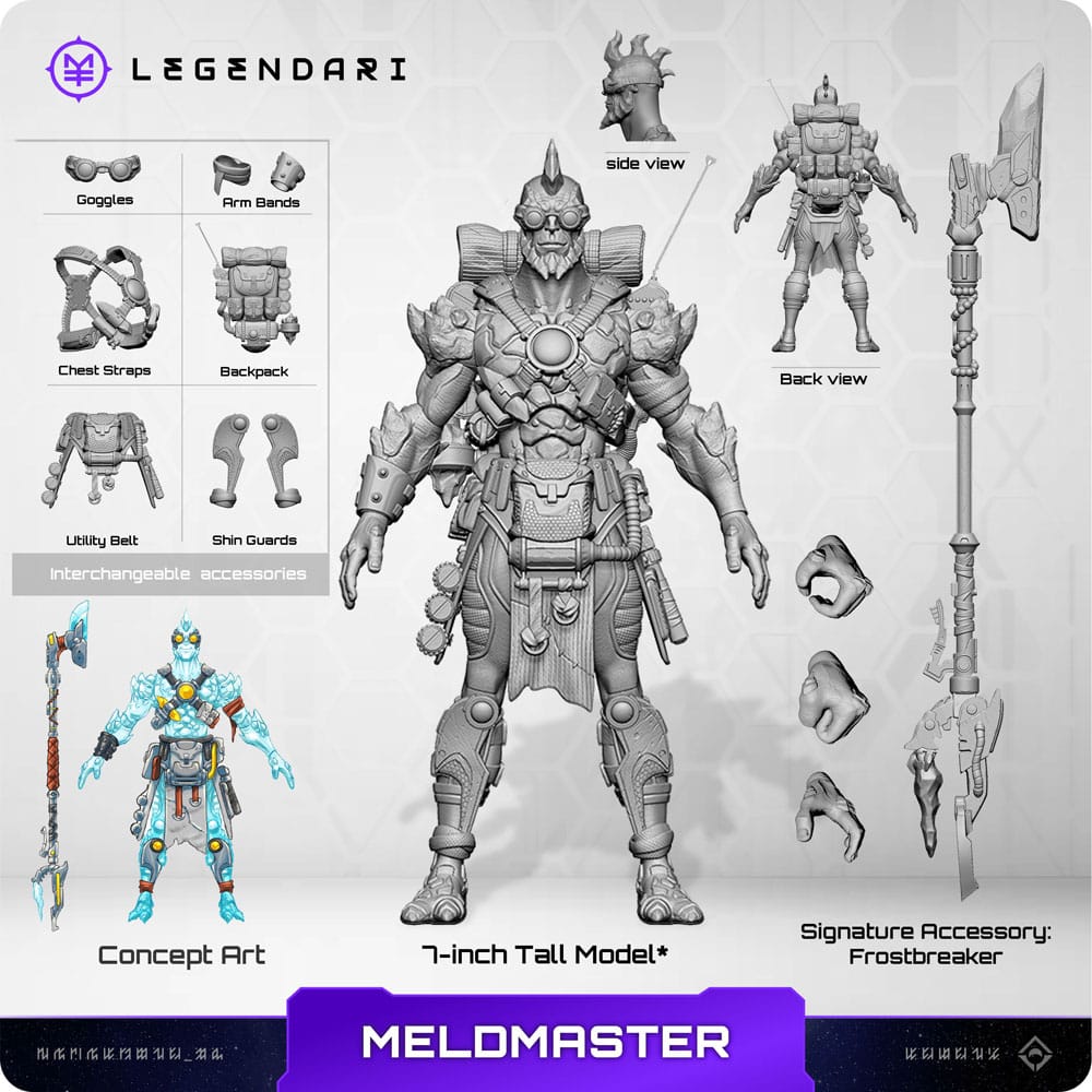 Legendari figurine 1/10 Meld Master 18 cm