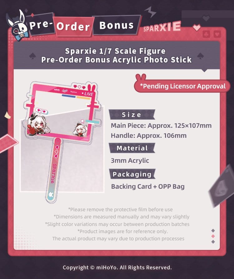 Honkai: Star Rail figurine PVC 1/7 Sparkle with Bonus 34 cm