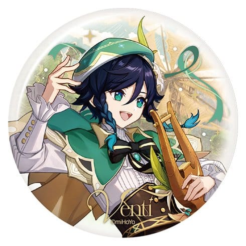 Genshin Impact pin Anniversary Celebration Series Venti 6ème Anniversaire 7 cm