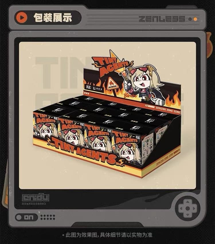 Zenless Zone Zero figurines mini PVC Tiny Agents 8-10 cm  Blind Box Display (12)