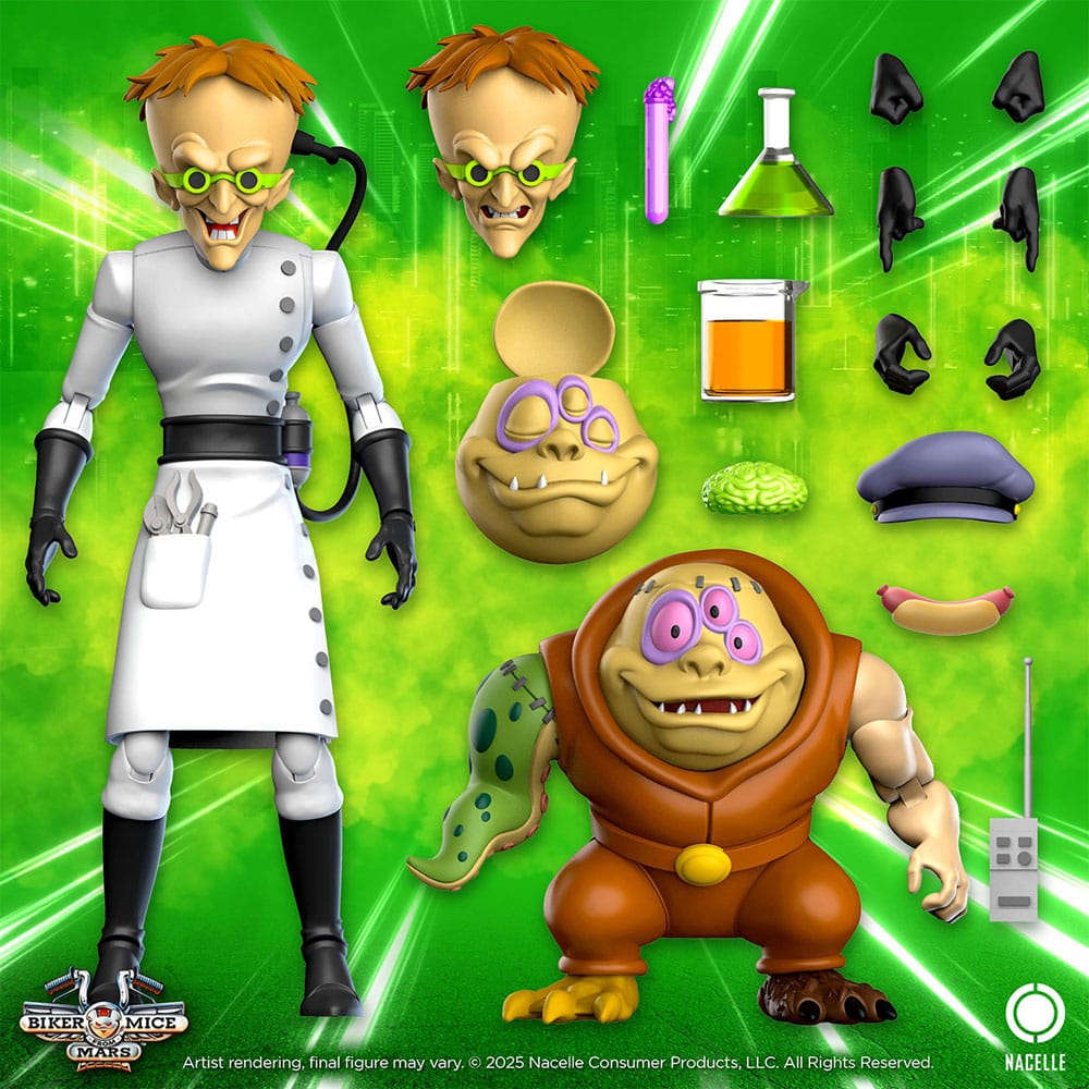 Les Motards de l'espace figurine Karbunkle & Fred The Mutant 23 cm