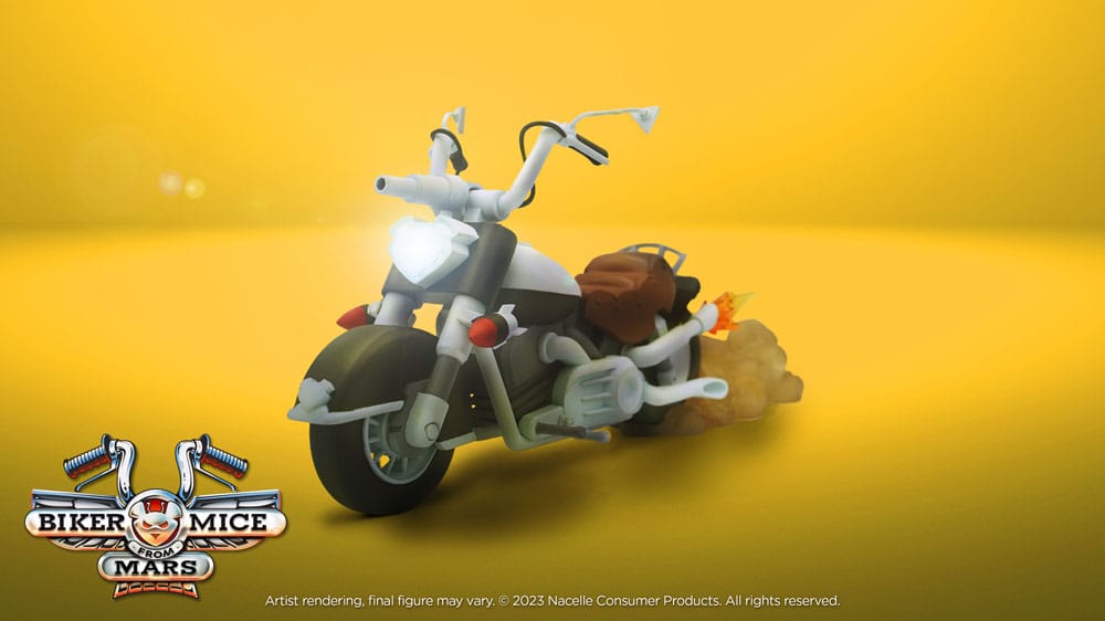 Les Motards de l'espace véhicule Throttle's Martian Monster Bike 23 cm