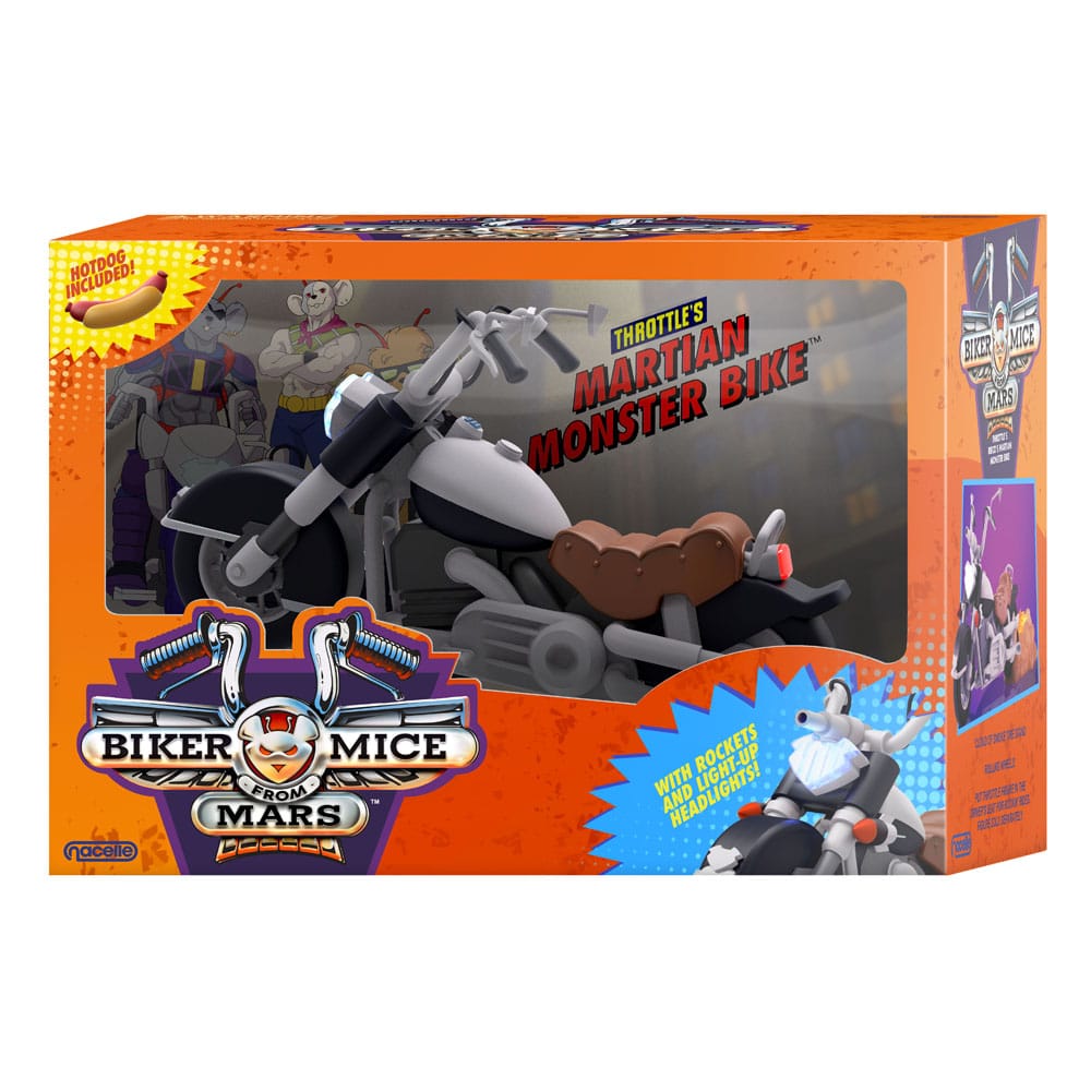Les Motards de l'espace véhicule Throttle's Martian Monster Bike 23 cm