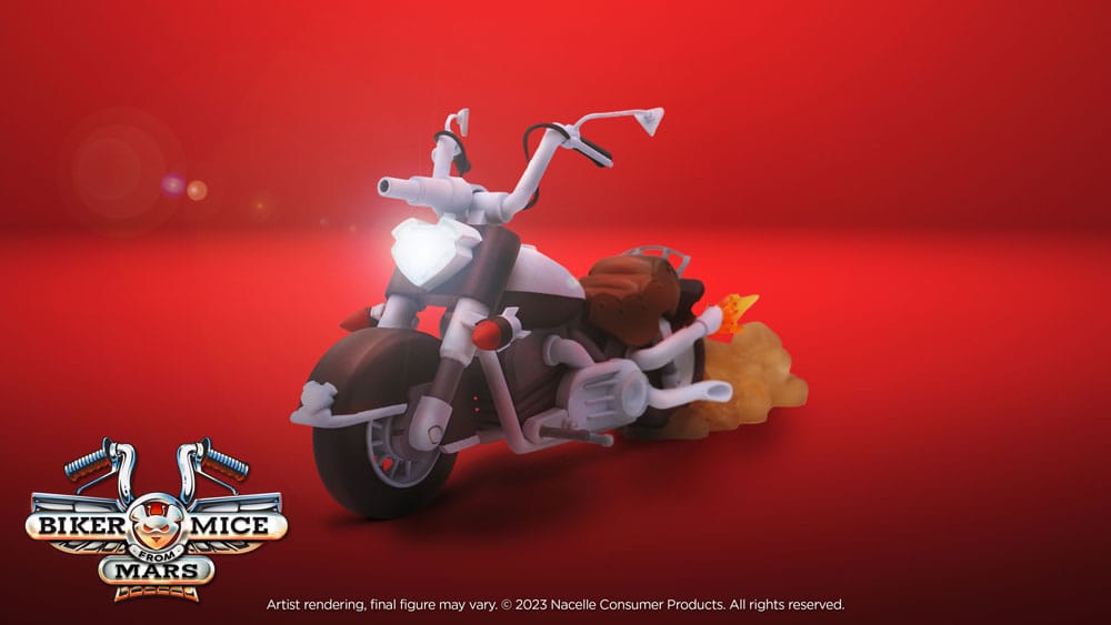 Les Motards de l'espace véhicule Throttle's Martian Monster Bike 23 cm