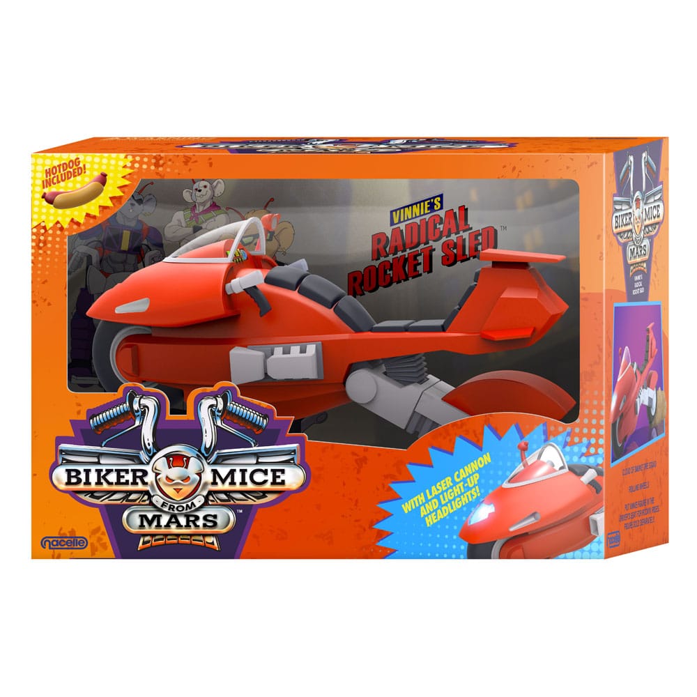 Les Motards de l'espace véhicule Vinnie's Radical Rocket Sled 25 cm