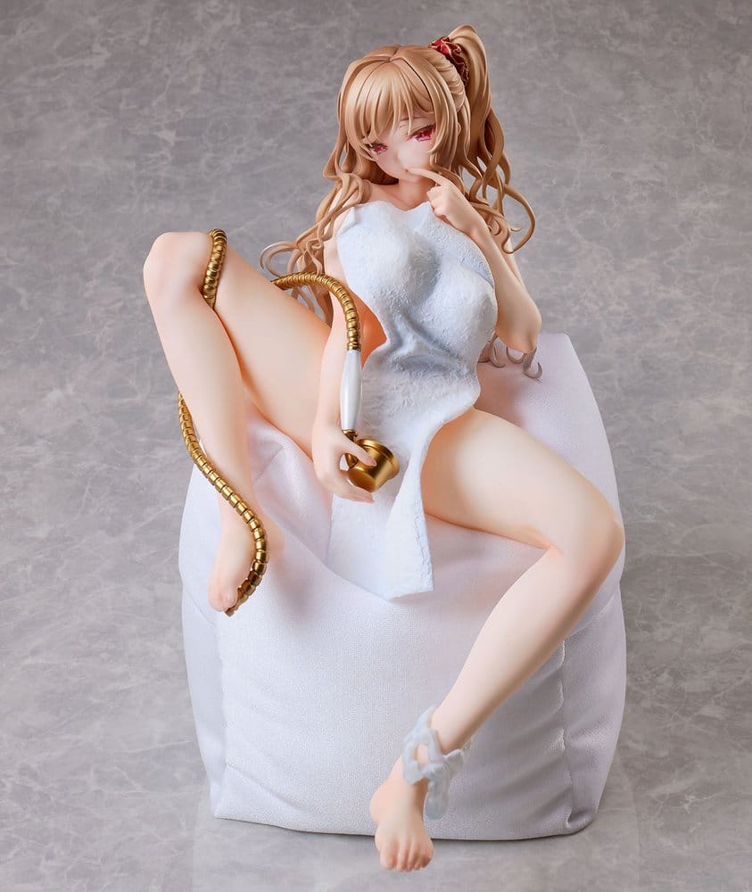 Original Character figurine PVC Girl in the Bath [Cushion Ver.] Illustration by Ponzu 26 cm