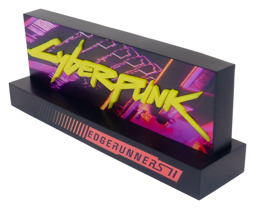Cyberpunk: Edgerunners Lampe Logo Edgerunner 2 8 cm