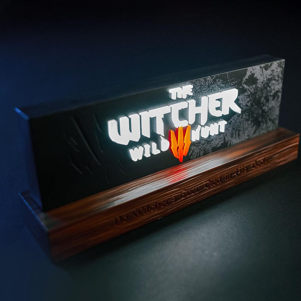 The Witcher lampe LED Wild Hunt Logo 22 cm