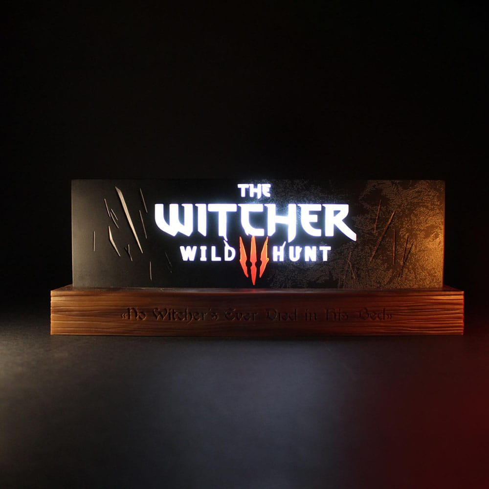 The Witcher lampe LED Wild Hunt Logo 22 cm