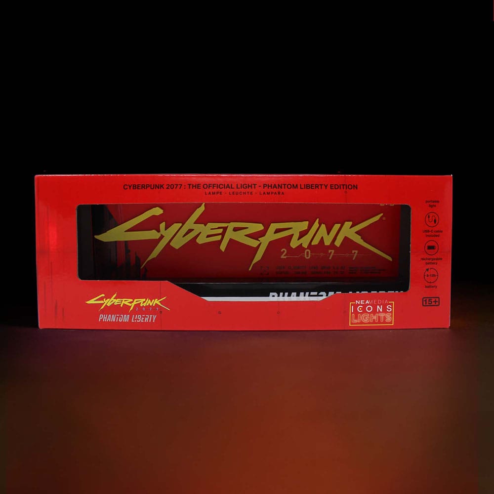 Cyberpunk Edgerunner lampe LED Phantom Edition 22 cm
