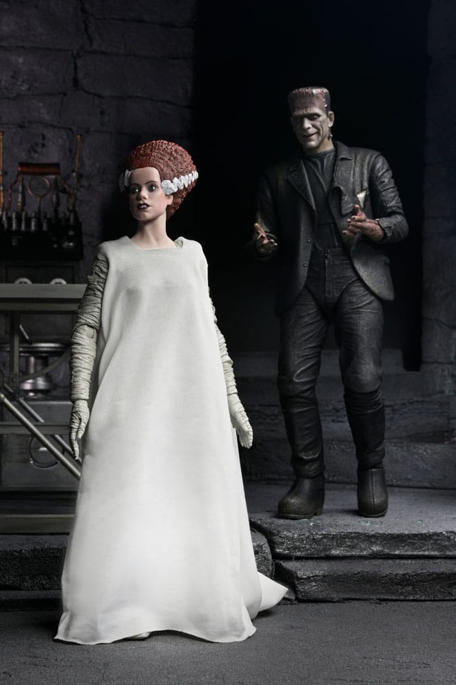 Universal Monsters 2 pack figurines Bride of Frankenstein 90th Anniversary The Monster & His Mate 18 cm