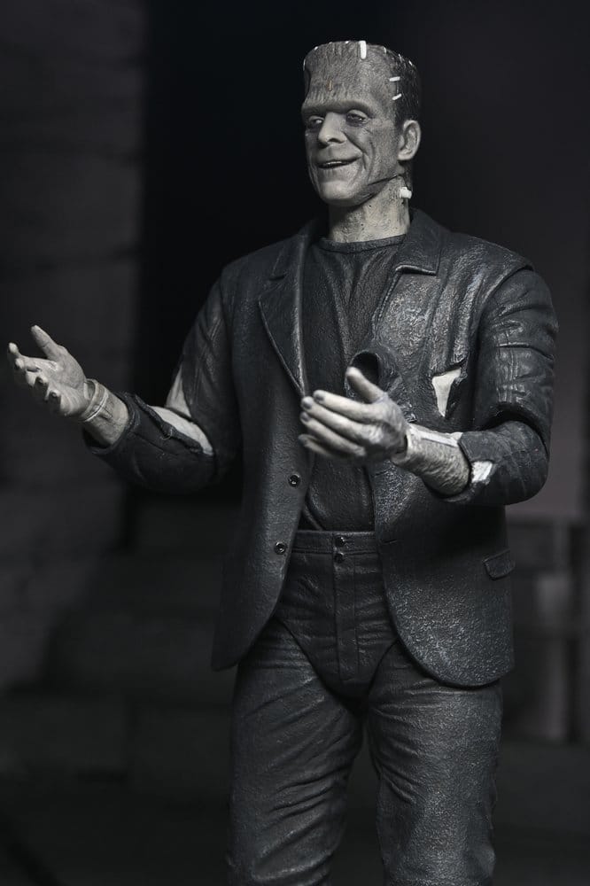Universal Monsters pack 2 figurines La Fiancée de Frankenstein 90th Anniversary The Monster & His Mate (B&W) 18 cm