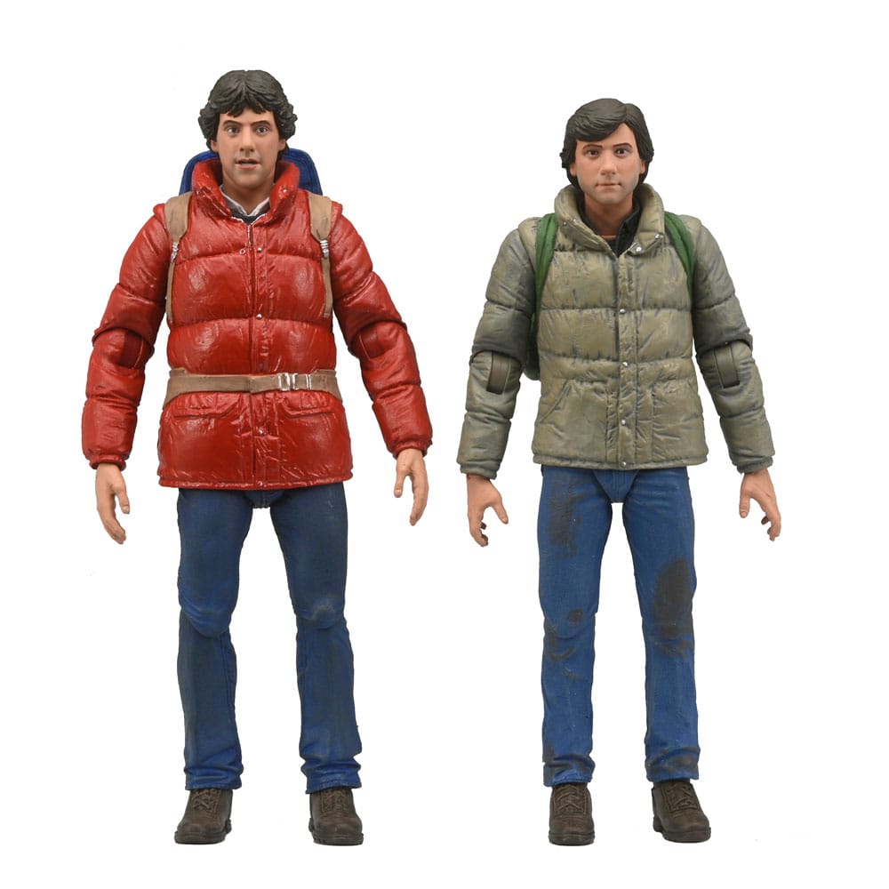 Le Loup-garou de Londres 2 pack figurines Jack & David 18 cm