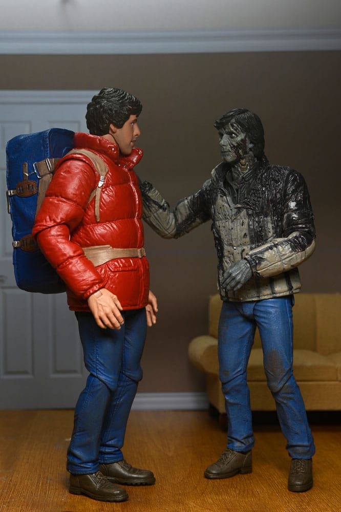 Le Loup-garou de Londres 2 pack figurines Jack & David 18 cm