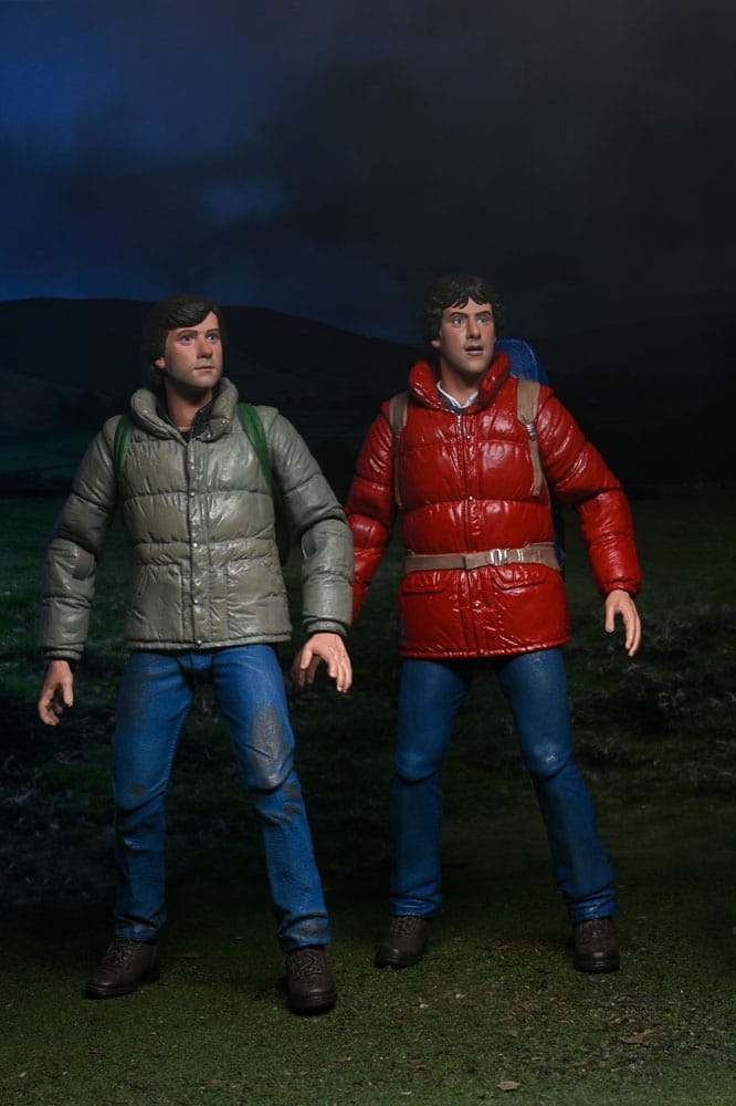 Le Loup-garou de Londres 2 pack figurines Jack & David 18 cm