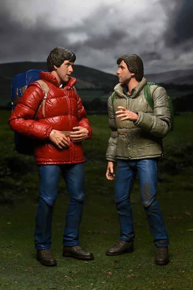 Le Loup-garou de Londres 2 pack figurines Jack & David 18 cm