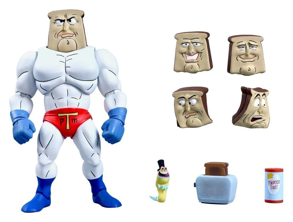 The Ren & Stimpy Show figurine Ultimate Powdered Toast Man 18 cm