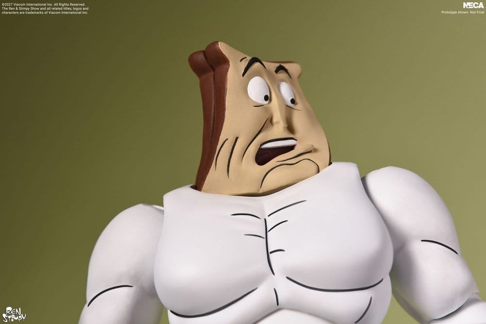 The Ren & Stimpy Show figurine Ultimate Powdered Toast Man 18 cm