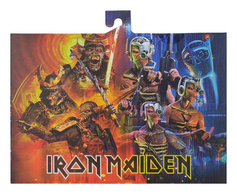 Iron Maiden Future Past World Tour Ultimate figurines pack 2 Senjutsu Eddie and Somewhere in Time Eddie 18 cm