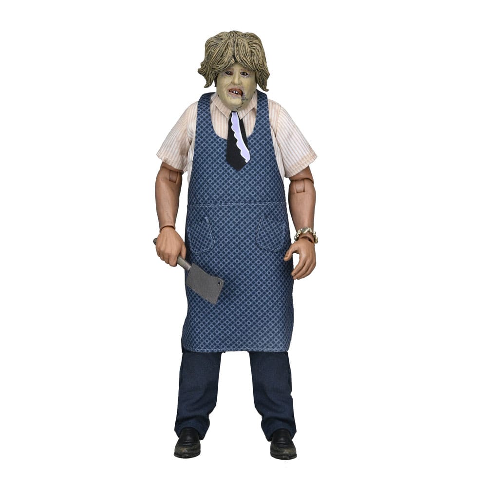 Massacre à la tronçonneuse Clothed figurine Leatherface with Old Lady Mask 20 cm
