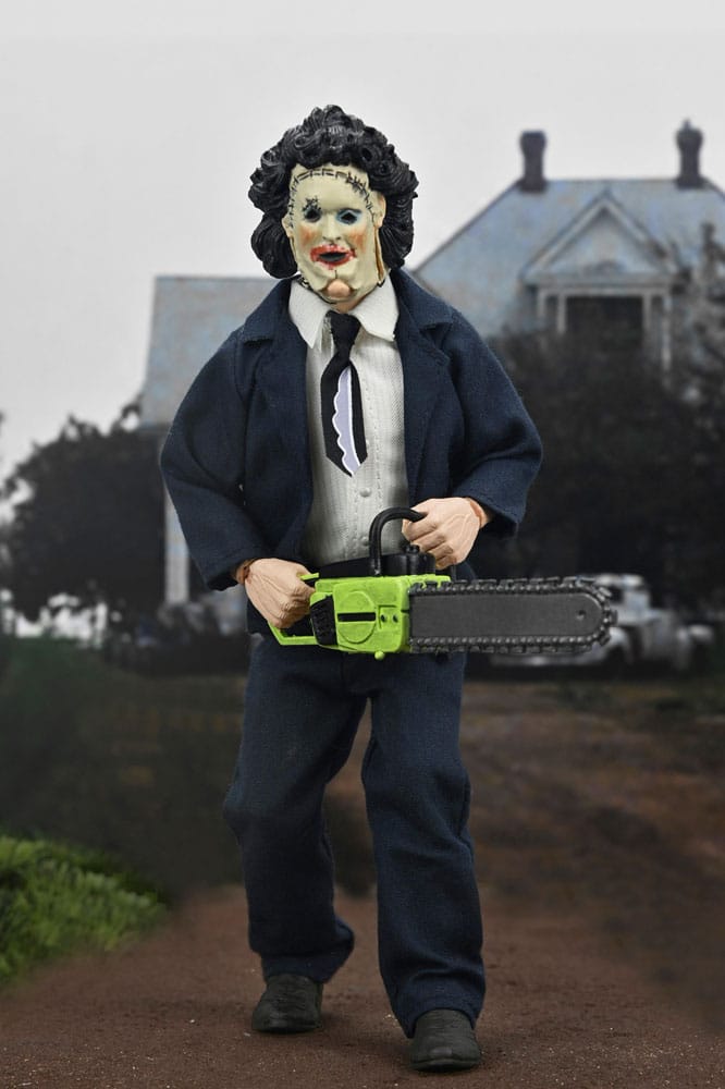 Massacre à la tronçonneuse figurine Clothed Leatherface (Pretty Woman Mask) 50th Anniversary 20 cm