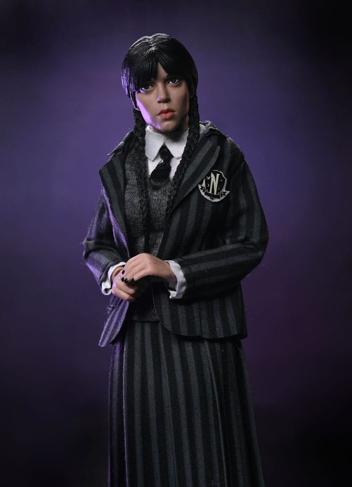 Wednesday Pack de 2 figurines Wednesday Addams (Nevermore Uniform) and Enid 20 cm