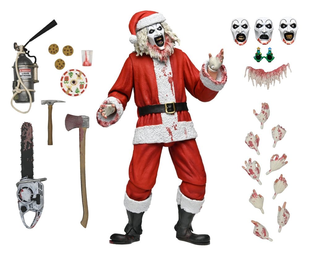 Terrifier 3 figurine Ultimate Santa Suit Art the Clown (Bloody Version) 18 cm