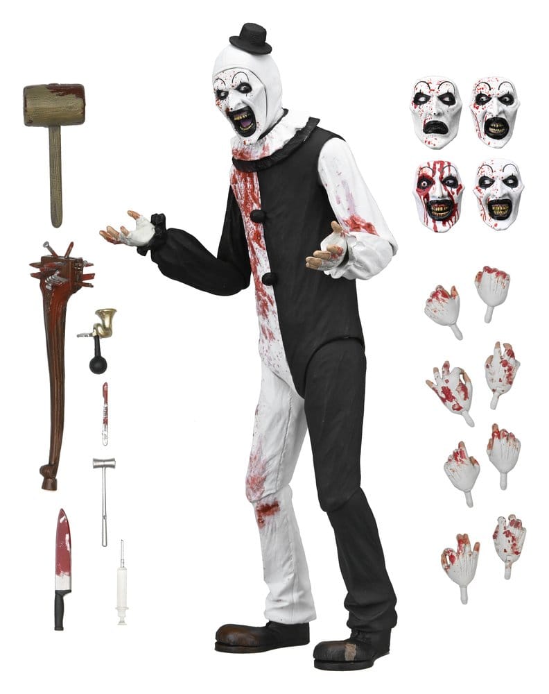 Terrifier 2 Ultimate figurine Art the Clown (Blood Splattered) 18 cm