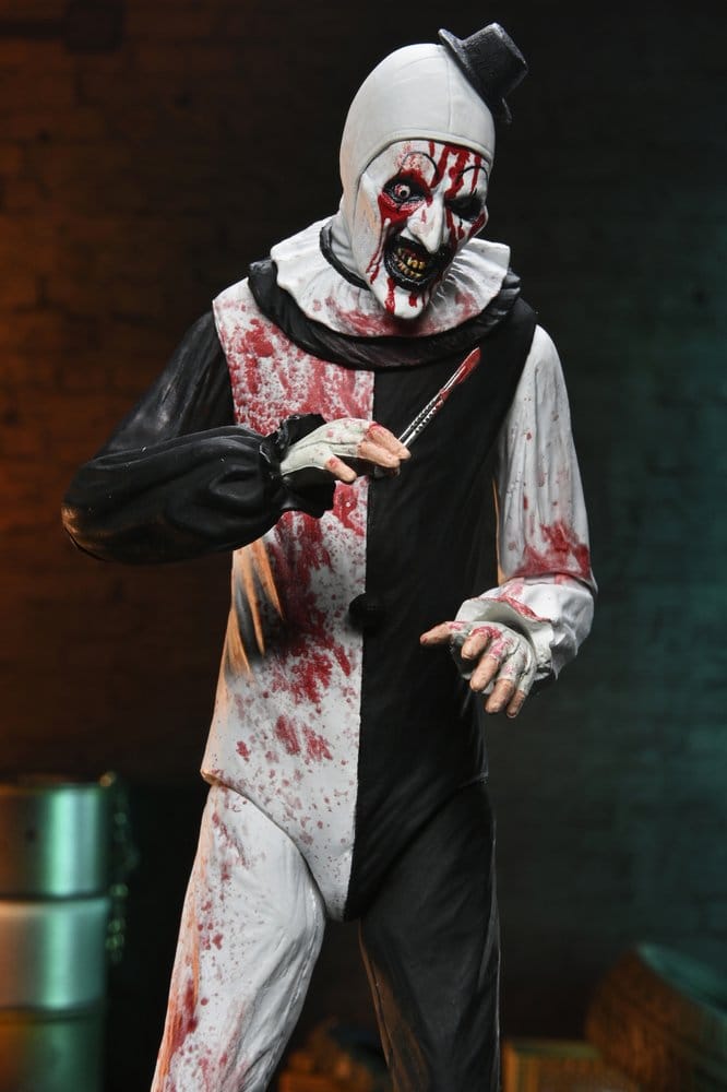 Terrifier 2 Ultimate figurine Art the Clown (Blood Splattered) 18 cm