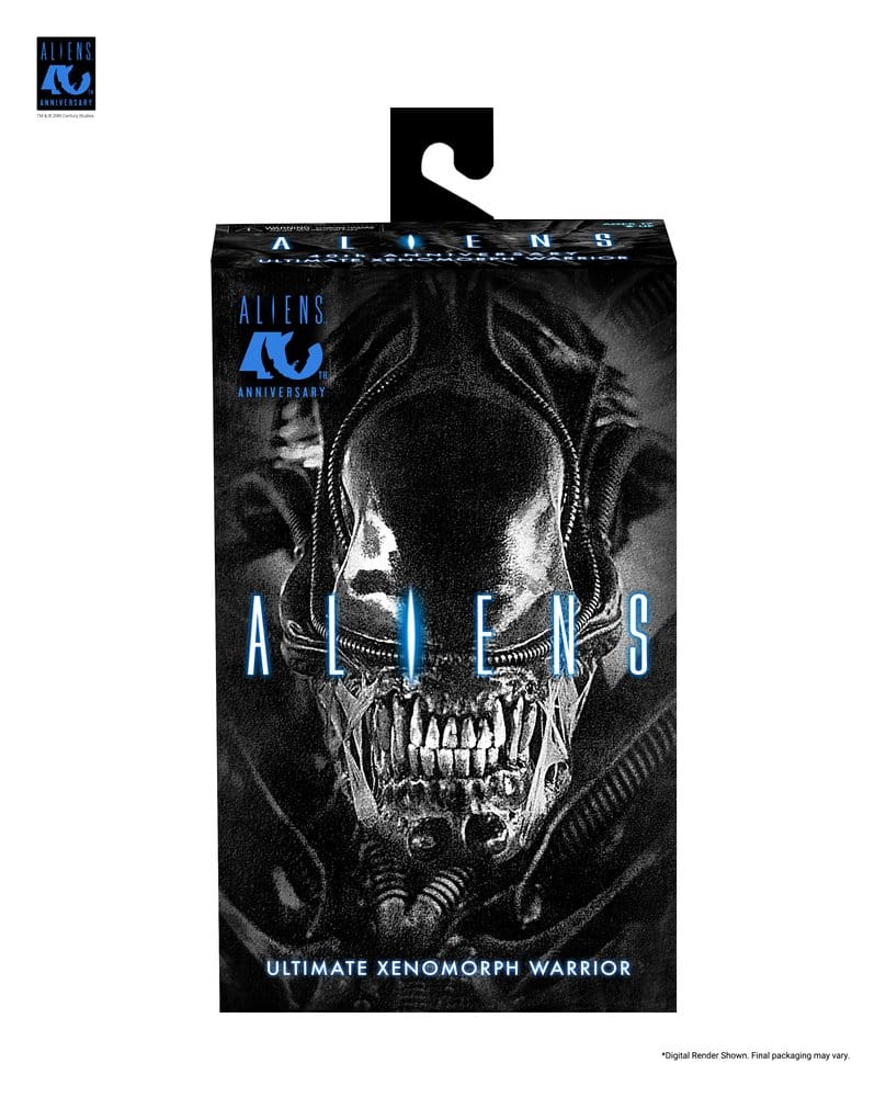Aliens Ultimate figurine Warrior (1986) Xenomorph Black (40th Anniversary) 23 cm