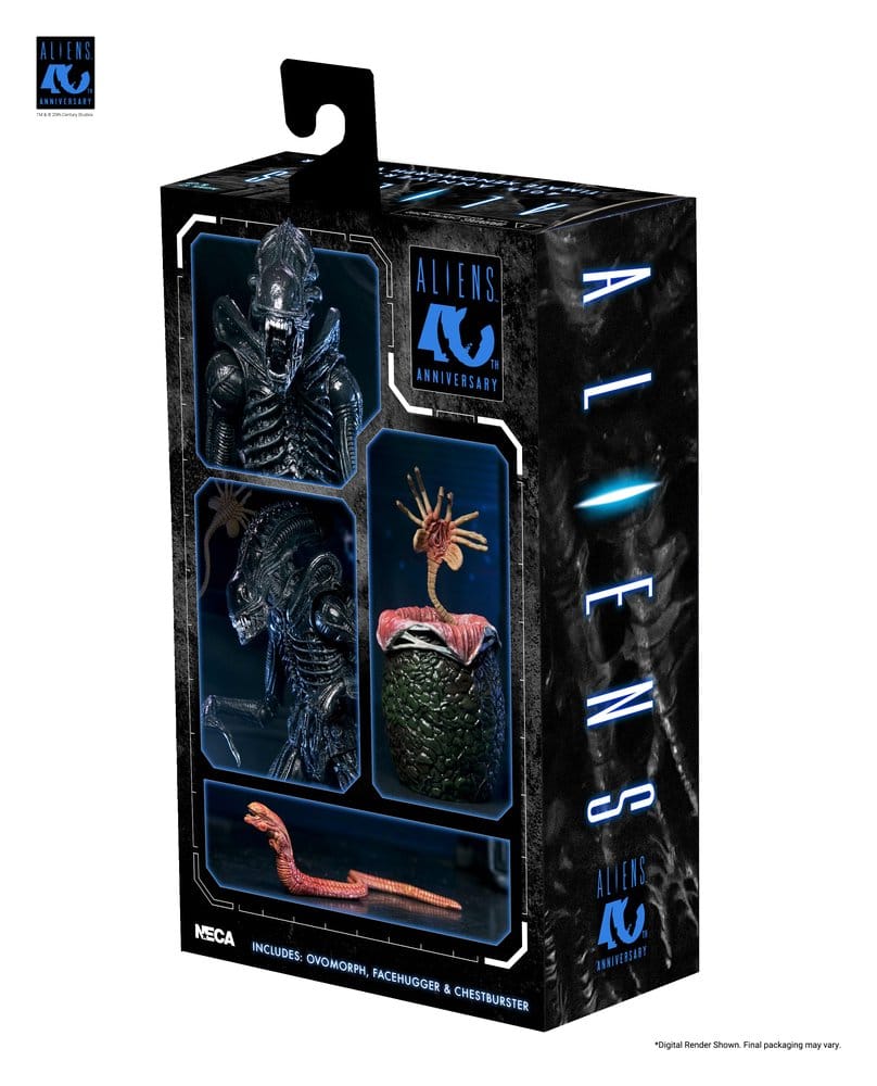 Aliens Ultimate figurine Warrior (1986) Xenomorph Black (40th Anniversary) 23 cm