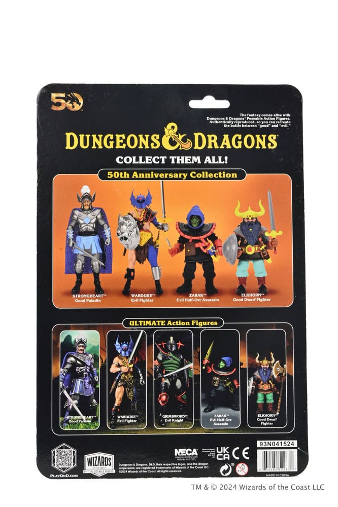Dungeons and Dragons figurine 50th Anniversary Zarak on Blister Card 18 cm