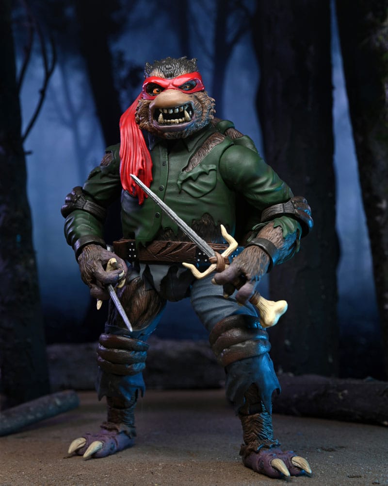 Universal Monsters x Teenage Mutant Ninja Turtles figurine Ultimate Raphael as The Wolfman 18 cm