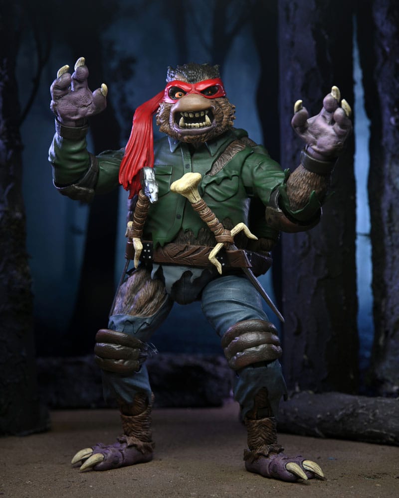 Universal Monsters x Teenage Mutant Ninja Turtles figurine Ultimate Raphael as The Wolfman 18 cm